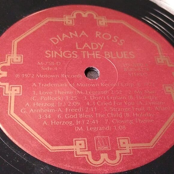 Diana Ross Lady Sings The Blues Vinyl Record - Picture 9 of 13